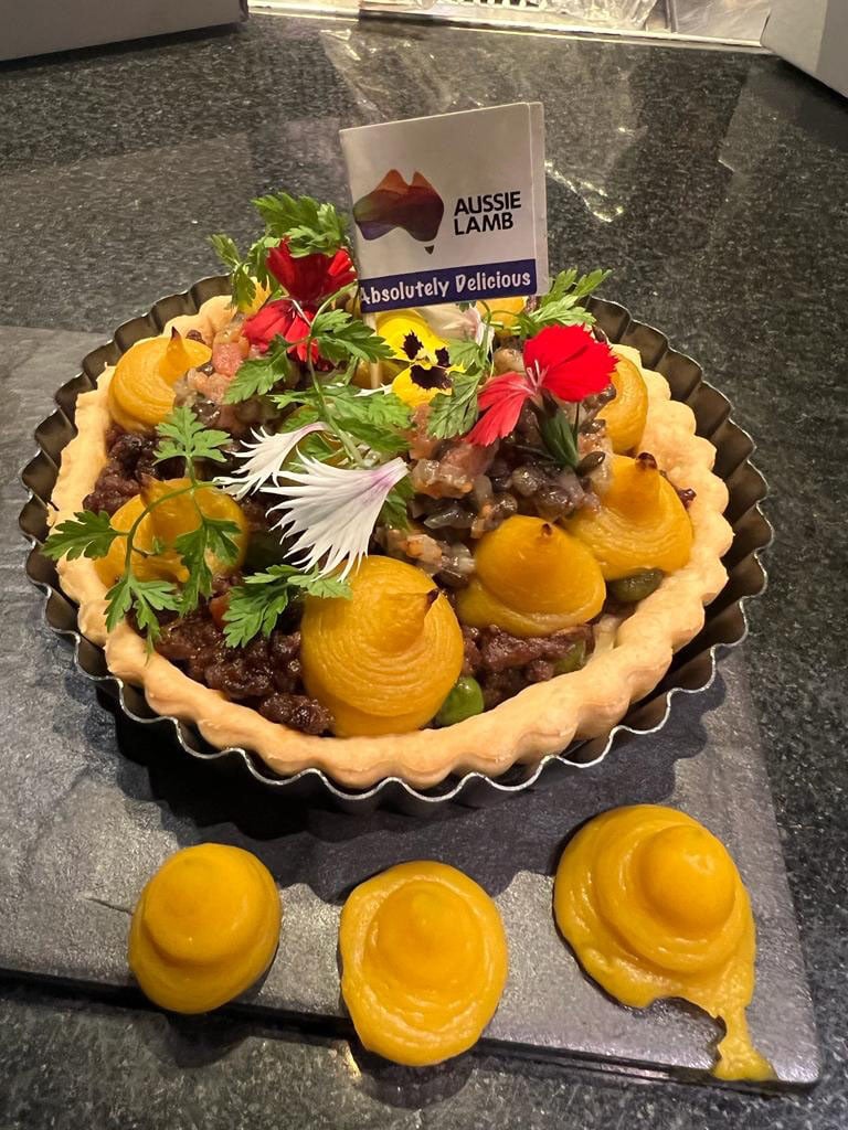 Australian Lamb and Pumpkin Mousse Pie