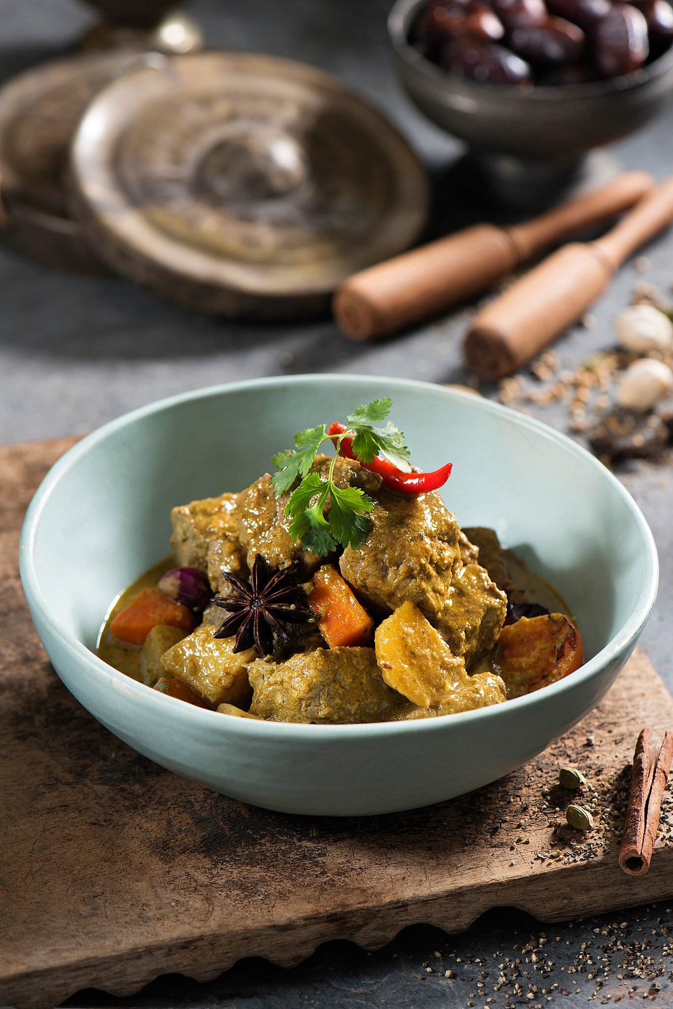 Daging Kurma dengan Kentang